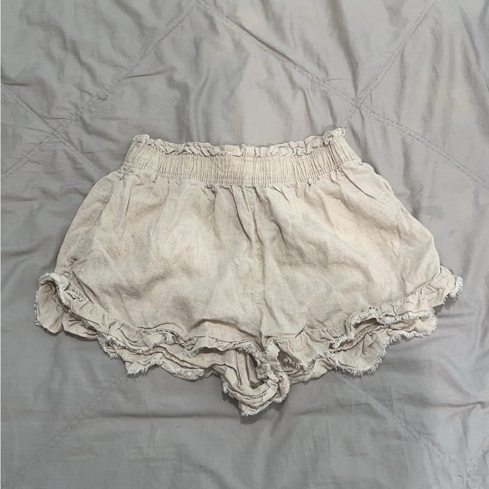 Aerie Offline, Size Small, Tan Flowy Summer Shorts